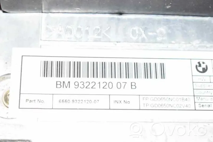 BMW M3 Monitor / wyświetlacz / ekran 65509322120