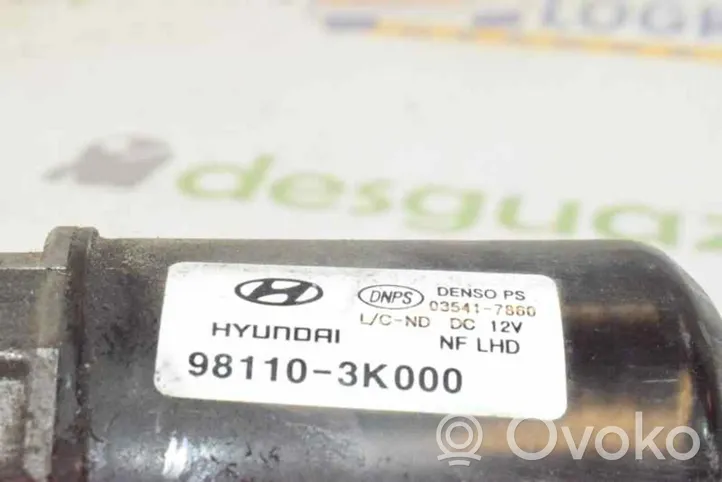 Hyundai Sonata Tringlerie et moteur d'essuie-glace avant 981103K000