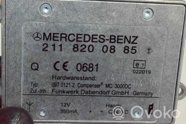 Mercedes-Benz CLS C218 AMG Skaņas pastiprinātājs A2118200885