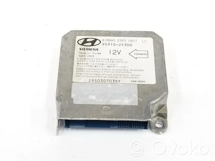 Hyundai Accent Airbag control unit/module 9591025300