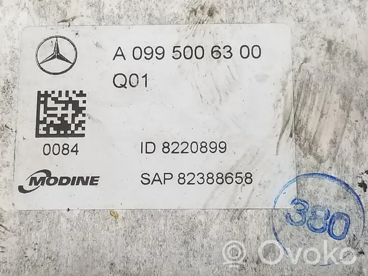 Mercedes-Benz E W213 Moottoriöljyn jäähdytinlaite A0995006300