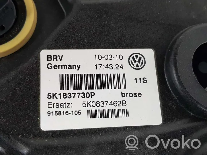 Volkswagen Golf VI El. lango pakėlimo mechanizmas be varikliuko 5K1837730P
