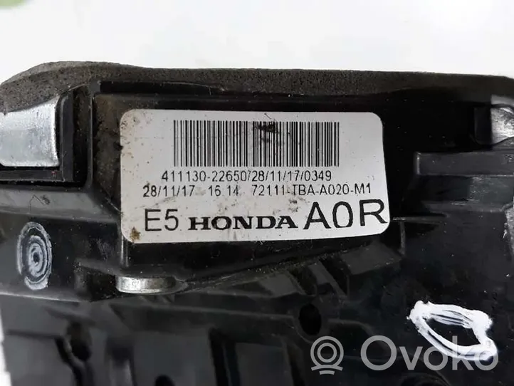 Honda Civic X Zamek drzwi przednich 72111TBAA020M1