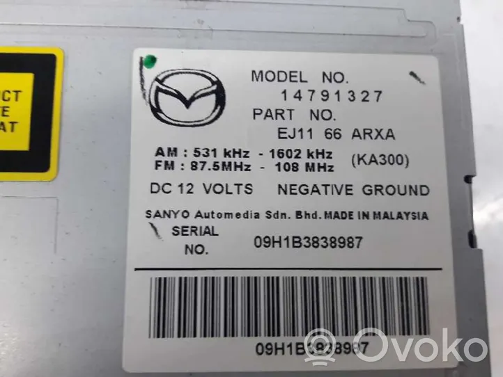 Mazda CX-7 Unità principale autoradio/CD/DVD/GPS EJ1166ARXA