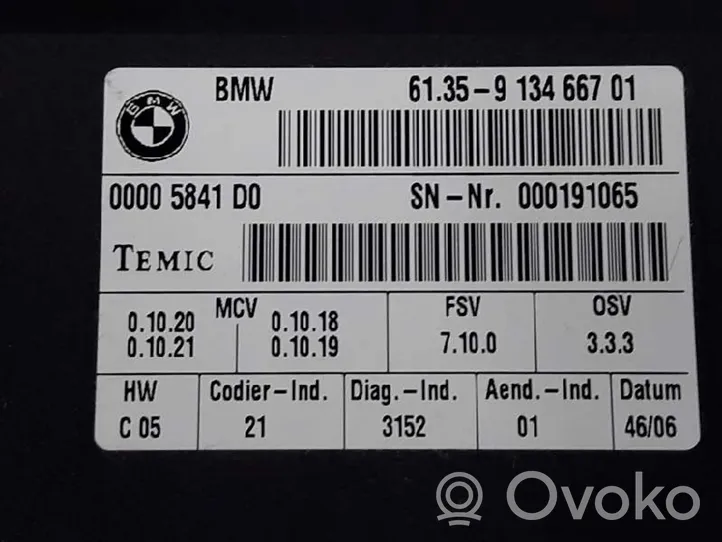 BMW 1 E81 E87 Istuimen säädön moduuli 61359134667
