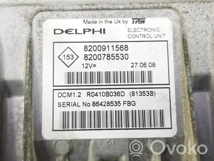 Dacia Logan I Sterownik / Moduł ECU 8200911568