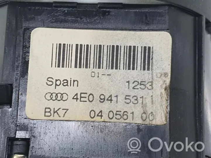 Audi A8 S8 D5 Valokatkaisija 4E0941531