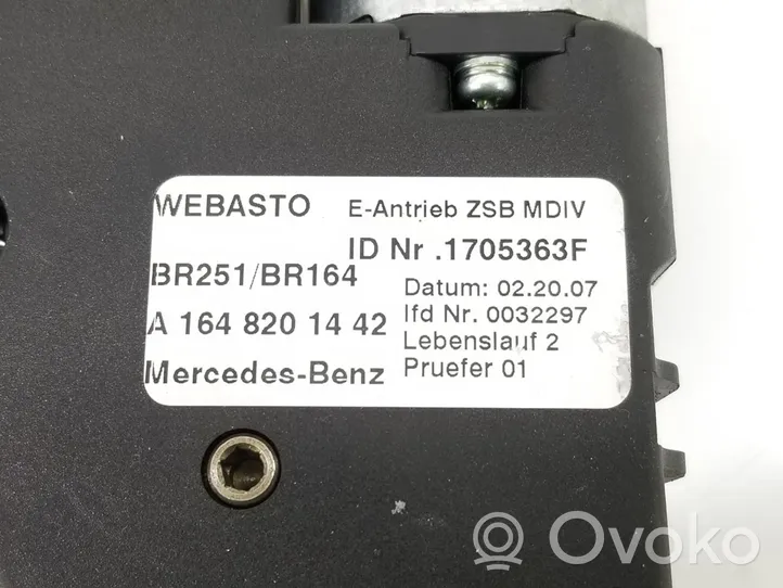 Mercedes-Benz ML W164 Installation de toit ouvrant électrique A1648201442