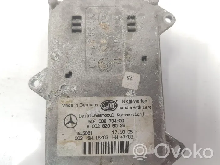 Mercedes-Benz CLS C218 AMG Ksenona vadības bloks A0028206026