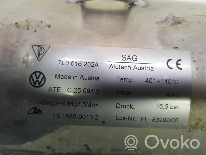 Porsche Cayenne (92A) Serbatoio per sospensioni pneumatiche 95535804401