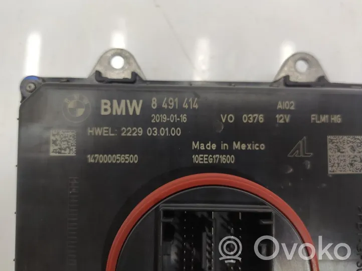 BMW X3 G01 Sterownik / moduł świateł Xenon 63118491414