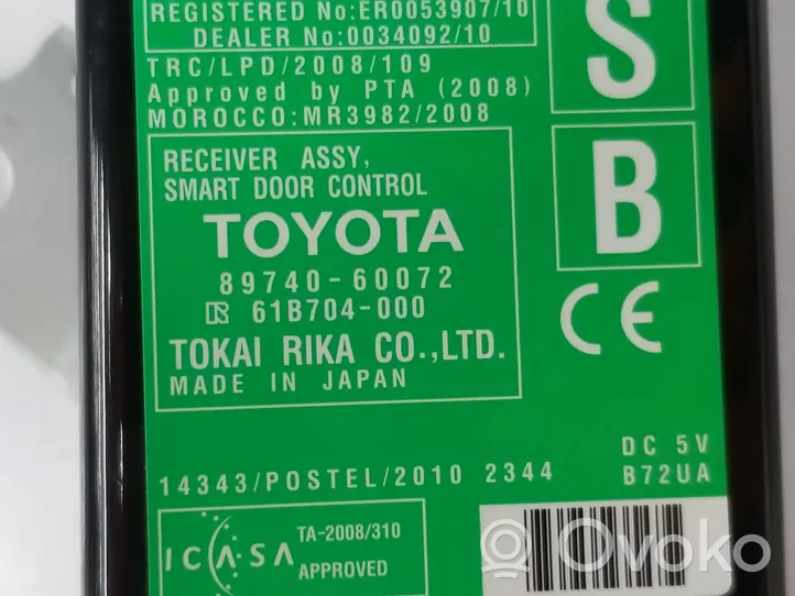 Toyota Land Cruiser (J120) Kiti valdymo blokai/ moduliai 8974060072