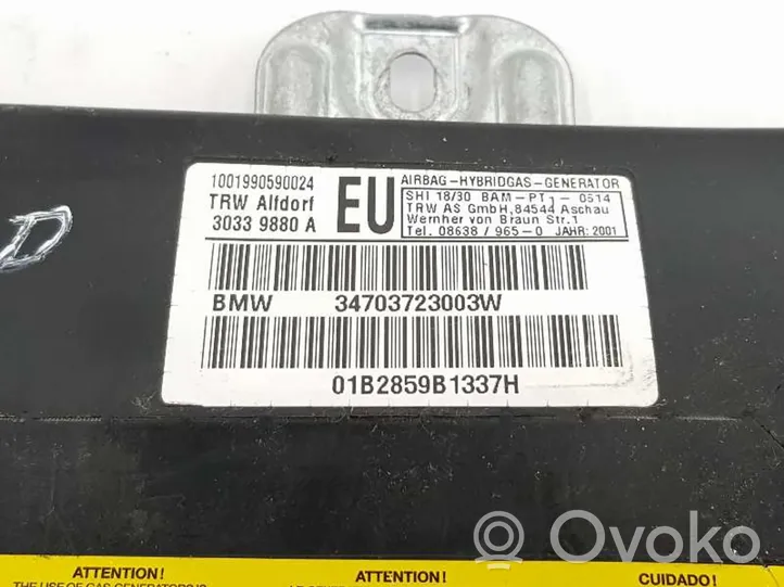 BMW X3 E83 Airbag laterale 72127037230