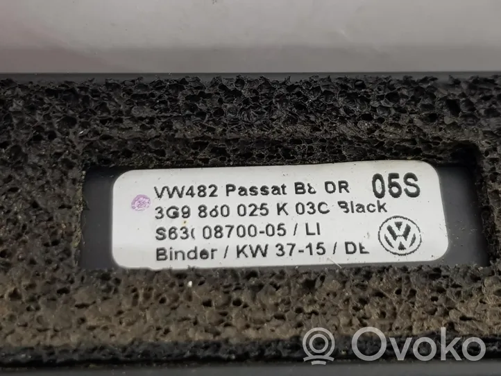 Volkswagen Passat Alltrack Gareniskie jumta reliņi – "ragi" 3G9860025K