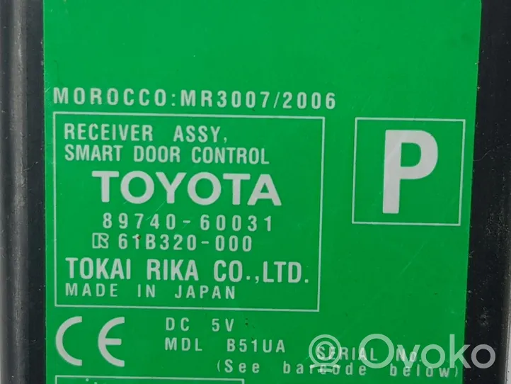 Toyota Land Cruiser J20 J20u Muut ohjainlaitteet/moduulit 8974060031