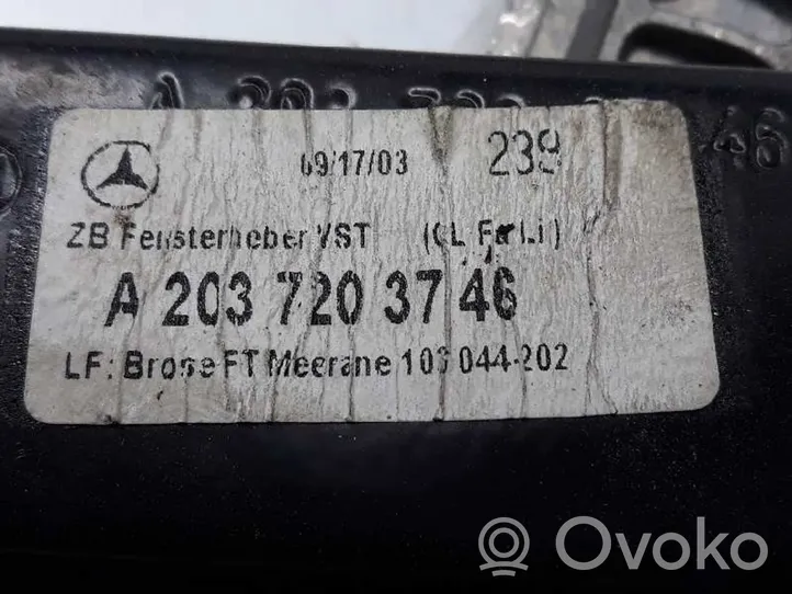 Mercedes-Benz CLC CL203 Priekinio el. lango pakėlimo mechanizmo komplektas A2037203746