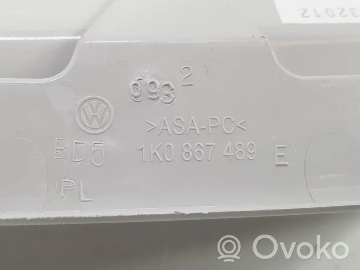 Volkswagen Tiguan Rivestimento della console di illuminazione installata sul rivestimento del tetto 1K0867489E
