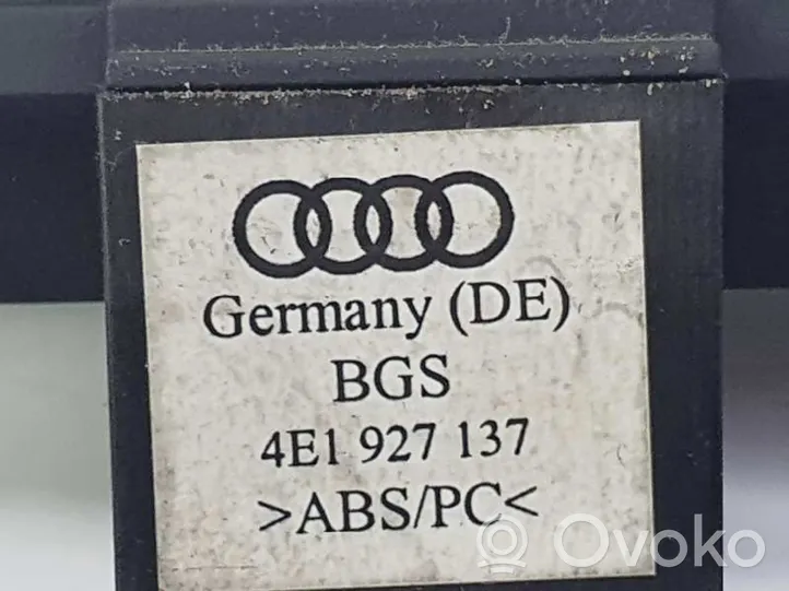 Audi A8 S8 D5 Altri interruttori/pulsanti/cambi 4E1927137