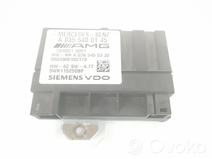 Mercedes-Benz ML W164 Unité de commande / module de pompe à carburant A0355400145