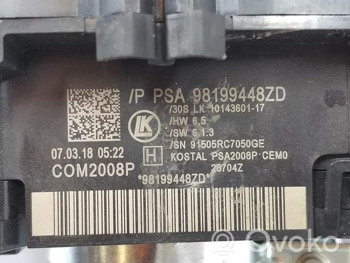 Citroen DS4 Przełącznik / Przycisk kierownicy 98199448ZD