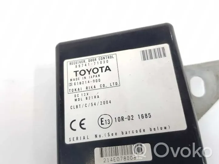 Toyota Hilux (AN10, AN20, AN30) Muut ohjainlaitteet/moduulit 8974171030