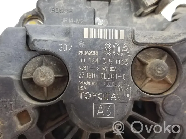 Toyota Hilux (AN10, AN20, AN30) Générateur / alternateur 270600L060C