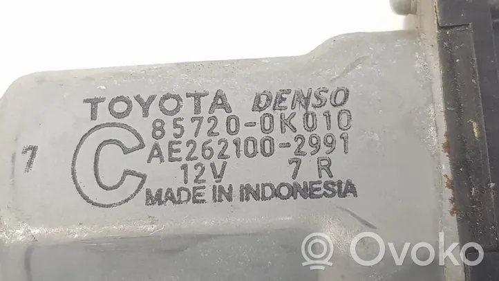 Toyota Hilux (AN10, AN20, AN30) Motorino alzacristalli della portiera anteriore 857200K010