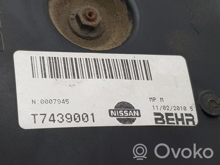 Nissan e-NV200 Ventilateur de refroidissement de radiateur électrique 21480JX51A