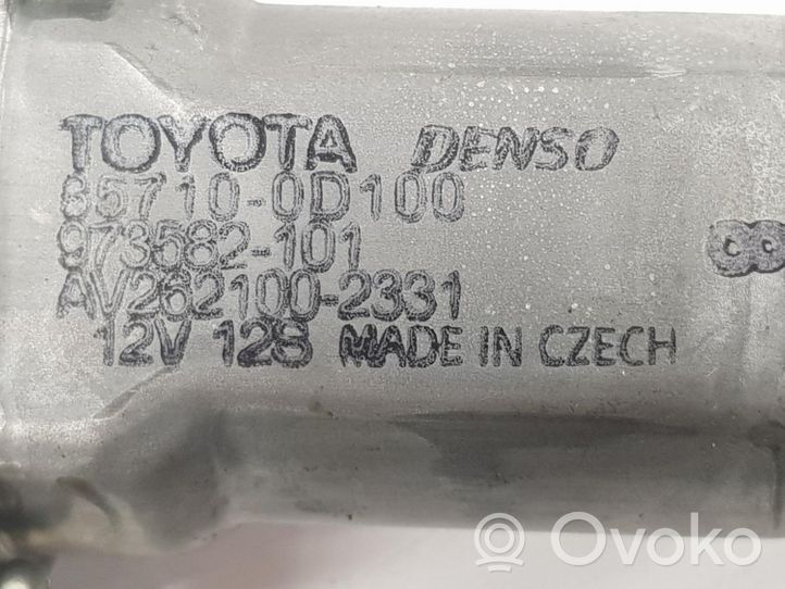 Toyota Yaris Priekinis varikliukas langų pakėlėjo 857100D100