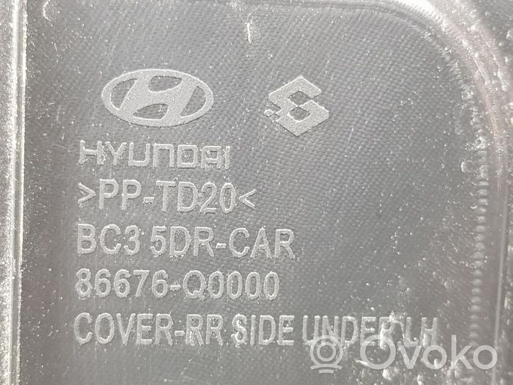 Hyundai i20 (GB IB) Cache de protection sous moteur 86676Q0000