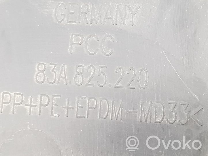 Audi Q3 F3 Placa protectora/protector antisalpicaduras motor 83A825220