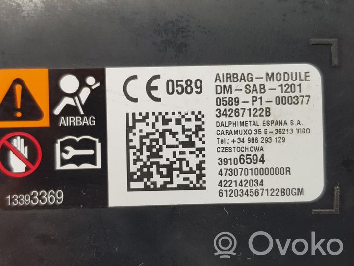 Opel Crossland X Airbag latéral 39106594