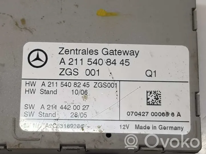 Mercedes-Benz CLS C218 AMG Gateway vadības modulis A2115408445