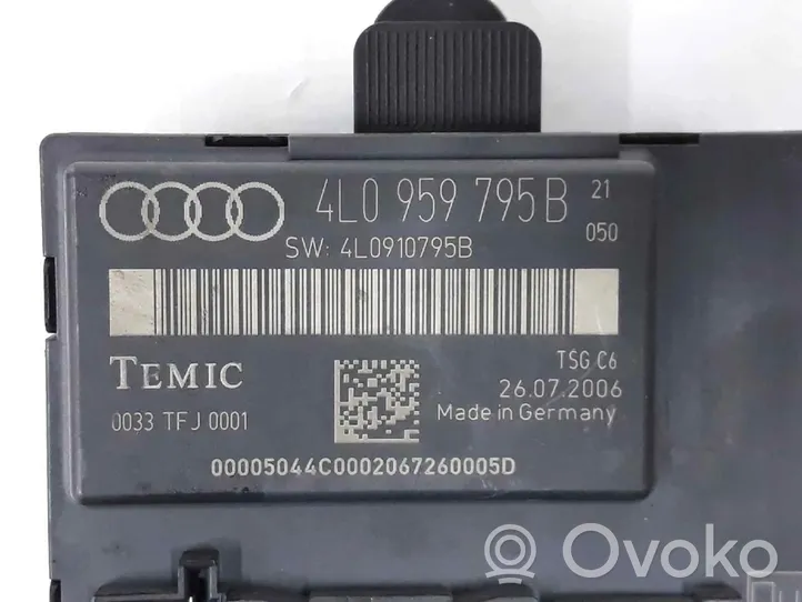 Audi Q7 4M Centralina/modulo chiusura centralizzata portiere 4L0959795B