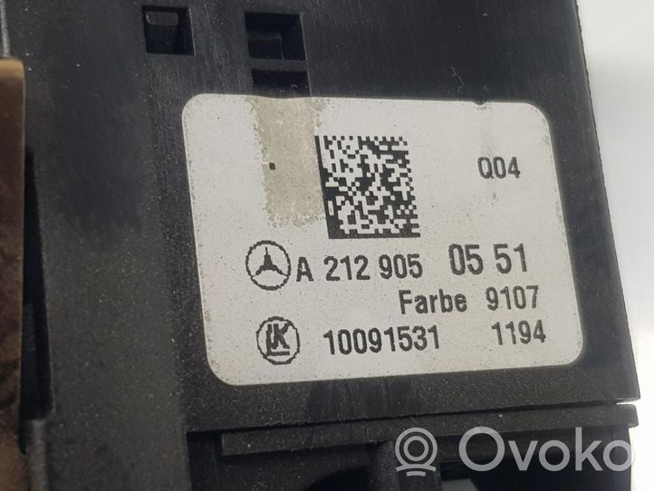 Mercedes-Benz ML AMG W166 Interrupteur d’éclairage A2129050551