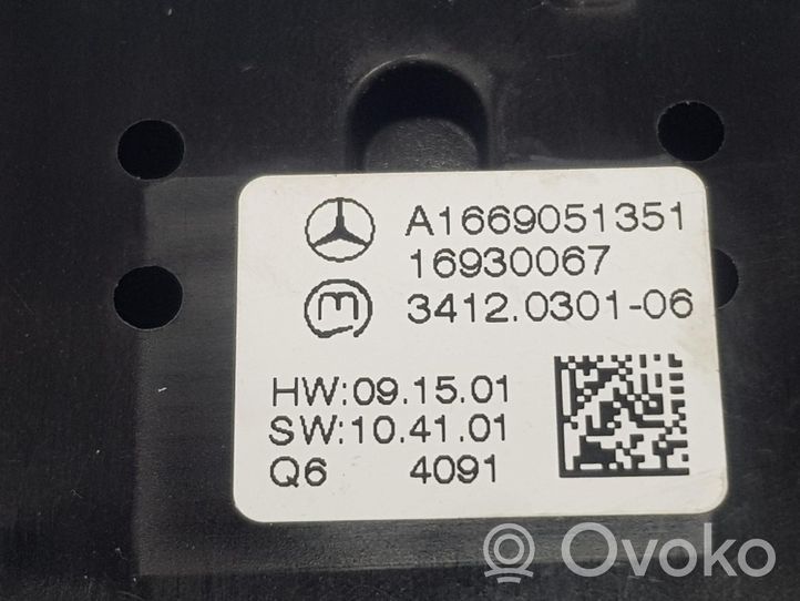 Mercedes-Benz ML AMG W166 Inne przełączniki i przyciski A1669051351