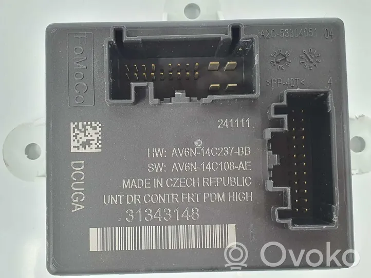 Volvo S60 Door central lock control unit/module 31343148