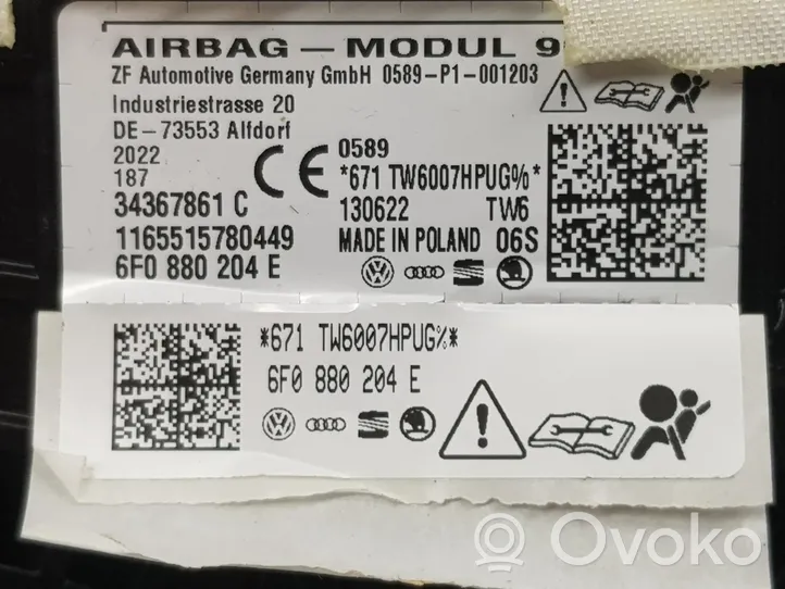 Seat Ibiza V (KJ) Airbag de passager 6F0880204E