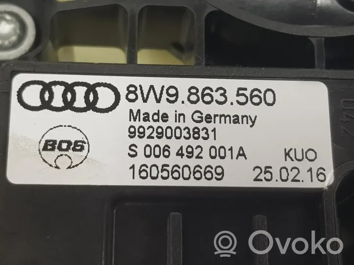 Audi A4 S4 B9 Impianto elettrico del tettuccio apribile 8W9863560