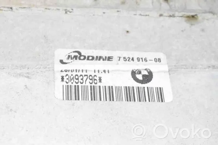 BMW 1 E82 E88 Radiatore intercooler 7524916