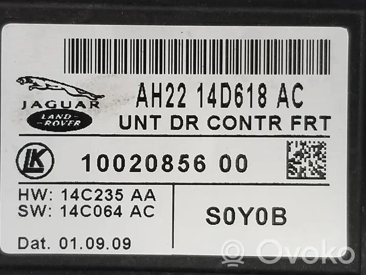 Jaguar XF Door central lock control unit/module AH2214D618AC
