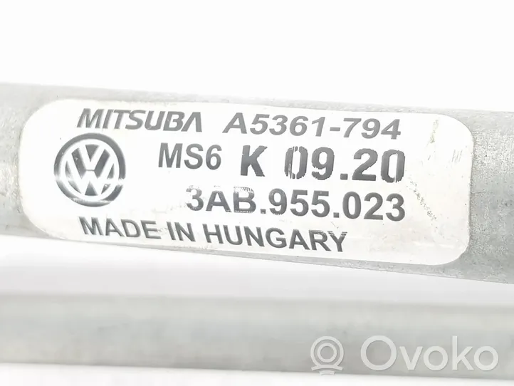 Volkswagen Passat Alltrack Etupyyhkimen vivusto ja moottori 3AB955023A