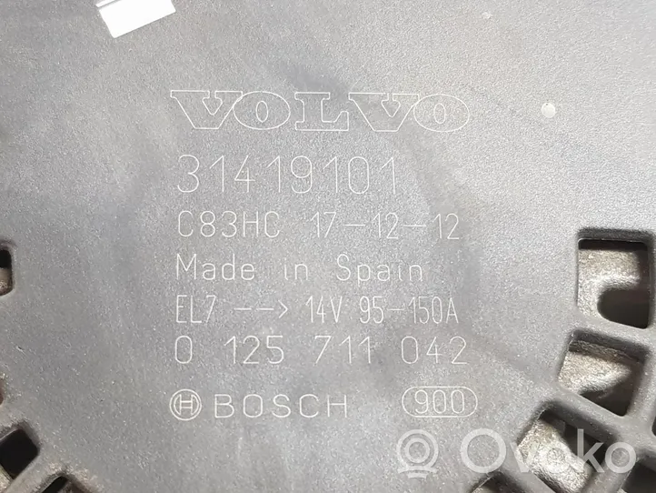 Volvo S60 Generatore/alternatore 36010604