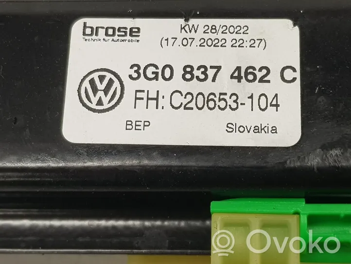 Volkswagen PASSAT B7 Lève-vitre électrique de porte avant 3G0837462C