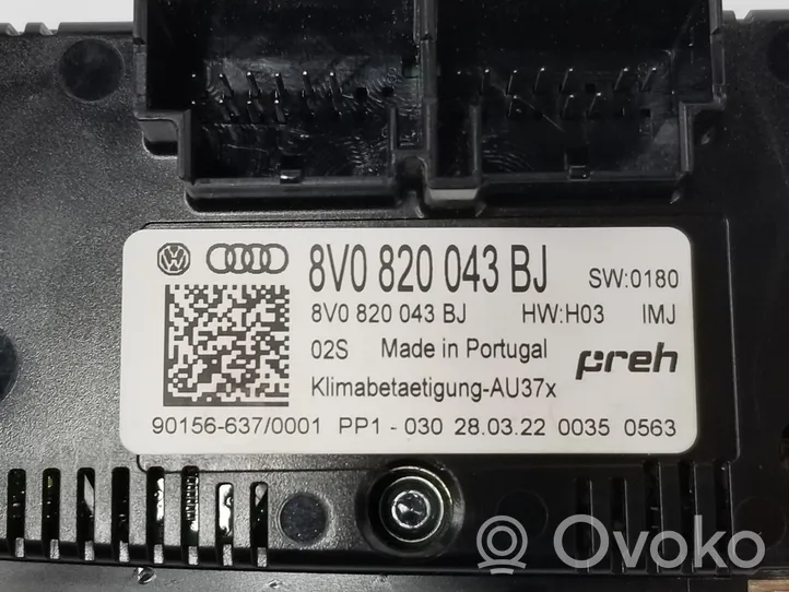 Audi Q2 - Ilmastoinnin ohjainlaite 8V0820043BJ