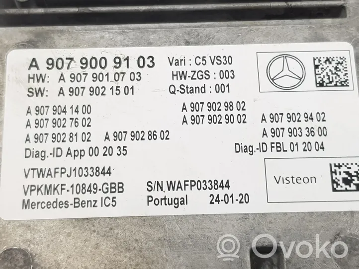 Mercedes-Benz Sprinter W906 Panel / Radioodtwarzacz CD/DVD/GPS A9079009103