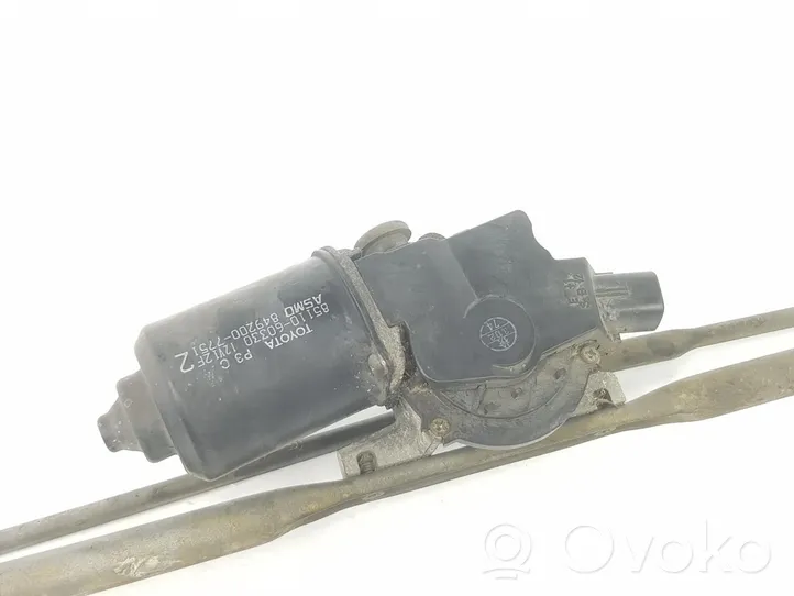 Toyota Land Cruiser (J120) Tringlerie et moteur d'essuie-glace avant 8515060250