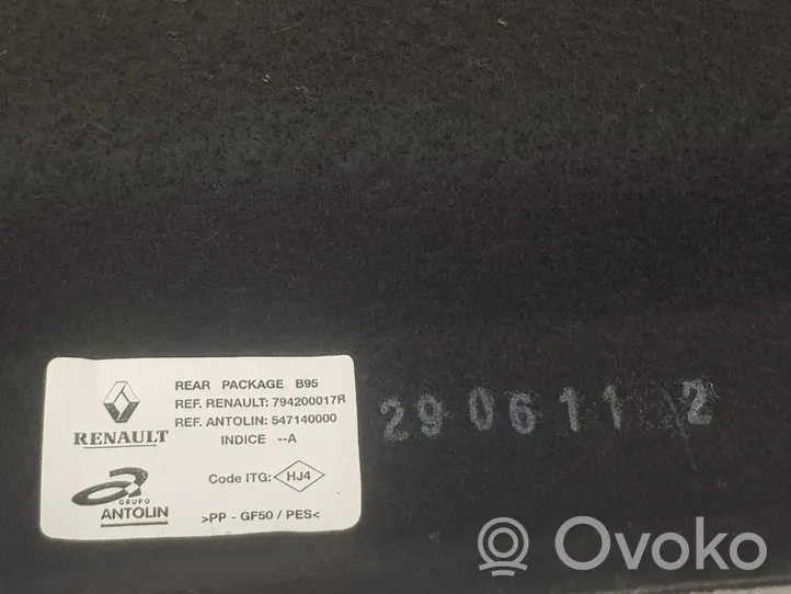 Renault Megane III Półka tylna bagażnika 794200017R