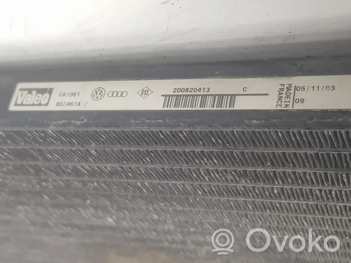 Volkswagen II LT A/C cooling radiator (condenser) 2D0820413C