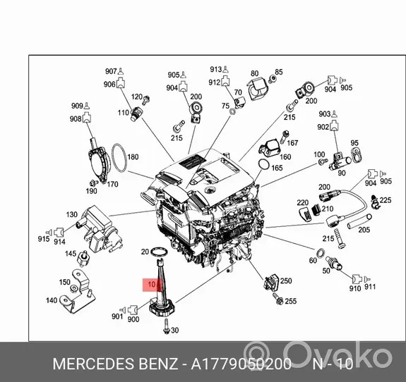 Mercedes-Benz E W213 Öljyntasoanturi 